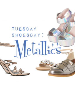 Tuesday Shoesday: It’s all about Metallics!