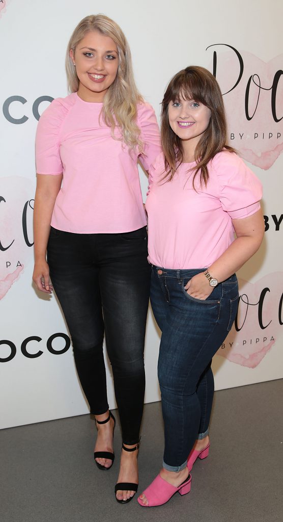 Chloe Sullivan and Ali Driscoll pictured at the opening of Pippa O'Connor's POCO by Pippa Pop Up shop at Mahon Point Shopping Centre, Cork. Picture: Brian McEvoy No Repro fee for one use