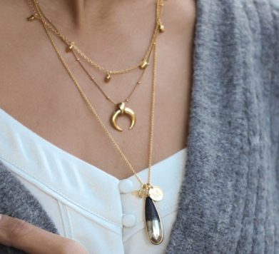 Currently Obsessed: The Layered Gold Chain Necklace Trend